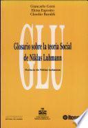 libro Glosario Sobre La Teoría Social De Niklas Luhmann